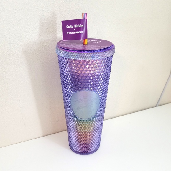 Starbucks Summer 2024 Sofie Birkin Rainbow Pride Studded Tumbler Venti 24oz Cup - Picture 2 of 5